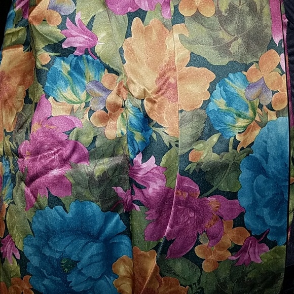 Tatyana Mirabelle Floral Dress w Dark Purple Lace - Picture 8 of 8